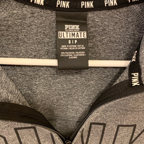 VS Pink athletic quarter zip - Picture 2 of 3